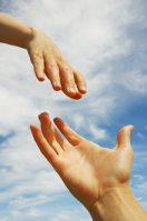 Therapeutic Approach. Library Image: Reaching Hands (Sml)